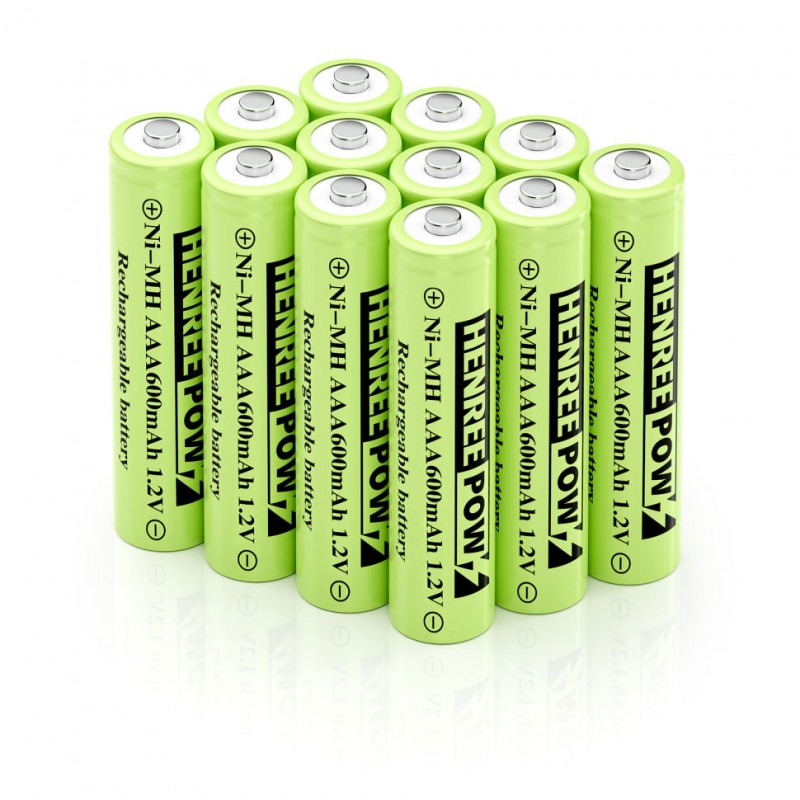 Henreepow Ni-MH AA600 Rechargeable Batteries